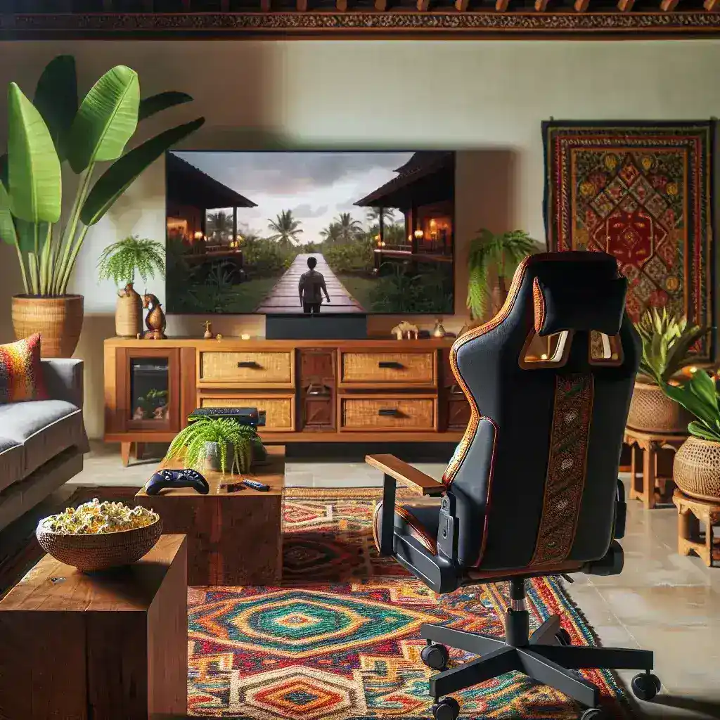 Dapatkah saya menggunakan kursi gaming untuk menonton TV atau film?